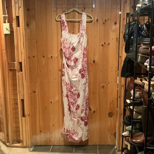 New REFORMATION Earl silk dress